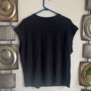 Black Sleeveless Top